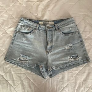 Brandy melville 100% cotton jean shorts